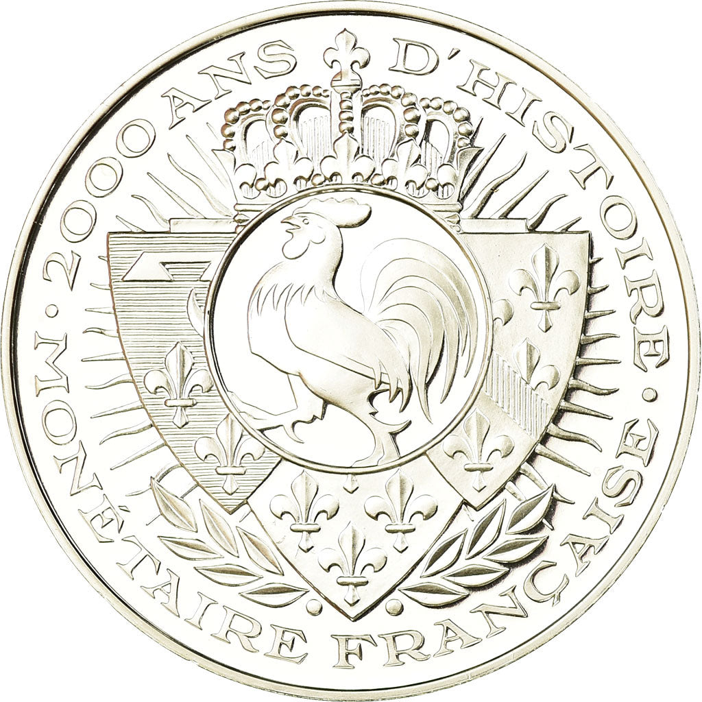 France, Medal, Histoire Monétaire, Ecu d'Or au Soleil, MS(65-70), Silver