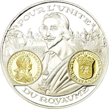 Frankrijk, Medaille, Histoire Monétaire, Ecu d'Argent, Louis XIII, FDC, Zilver