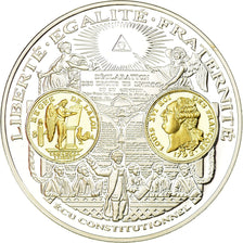 France, Medal, Histoire de la Monnaie Française, Ecu Constitutionnel