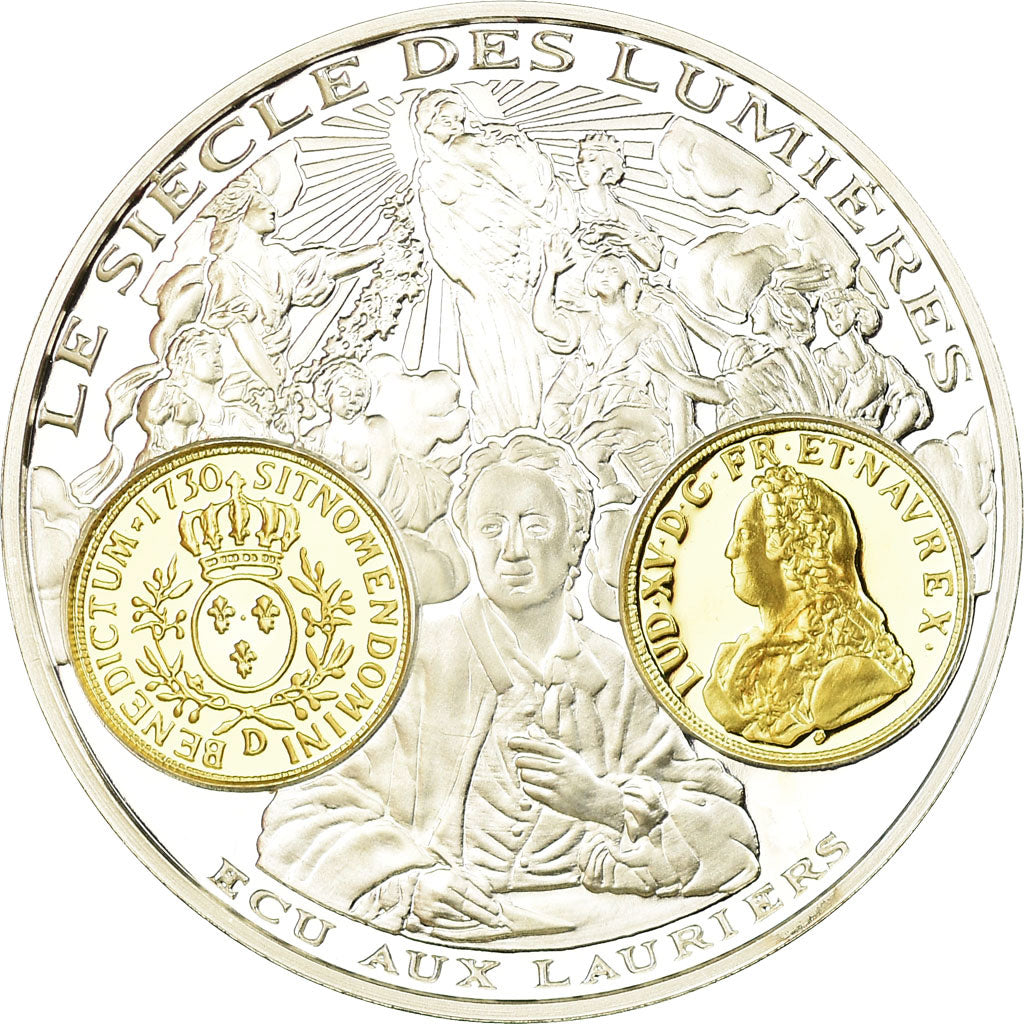 Frankreich, Medaille, Histoire Monétaire, Ecu aux Lauriers, Louis XV, STGL