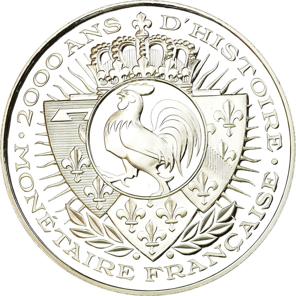 Frankreich, Medaille, Histoire Monétaire, Ecu aux Lauriers, Louis XV, STGL