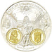 Frankrijk, Medaille, Histoire Monétaire, Ecu au Jabot, Louis XIV, FDC, Zilver