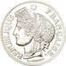 Francja, Medal, Reproduction de la 2 Francs Cérès 1870, MS(65-70), Srebro