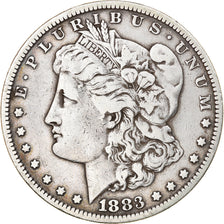 Coin, United States, Morgan Dollar, Dollar, 1883, U.S. Mint, Philadelphia