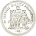 Frankreich, Medaille, Reproduction de la 20 Francs Hercule 1973, STGL, Silber