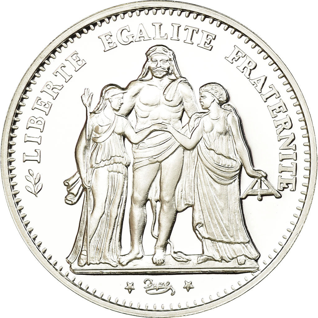 France, Médaille, Reproduction, 5 Francs Hercule 1871, FDC, Argent