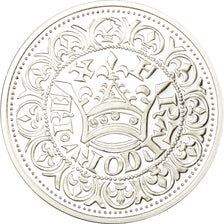 Francia, medalla, Reproduction du Gros Blanc à la Couronne, Jean II Le Bon