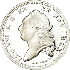 Francia, medaglia, Reproduction de l'Ecu de Calonne 1786, FDC, Argento