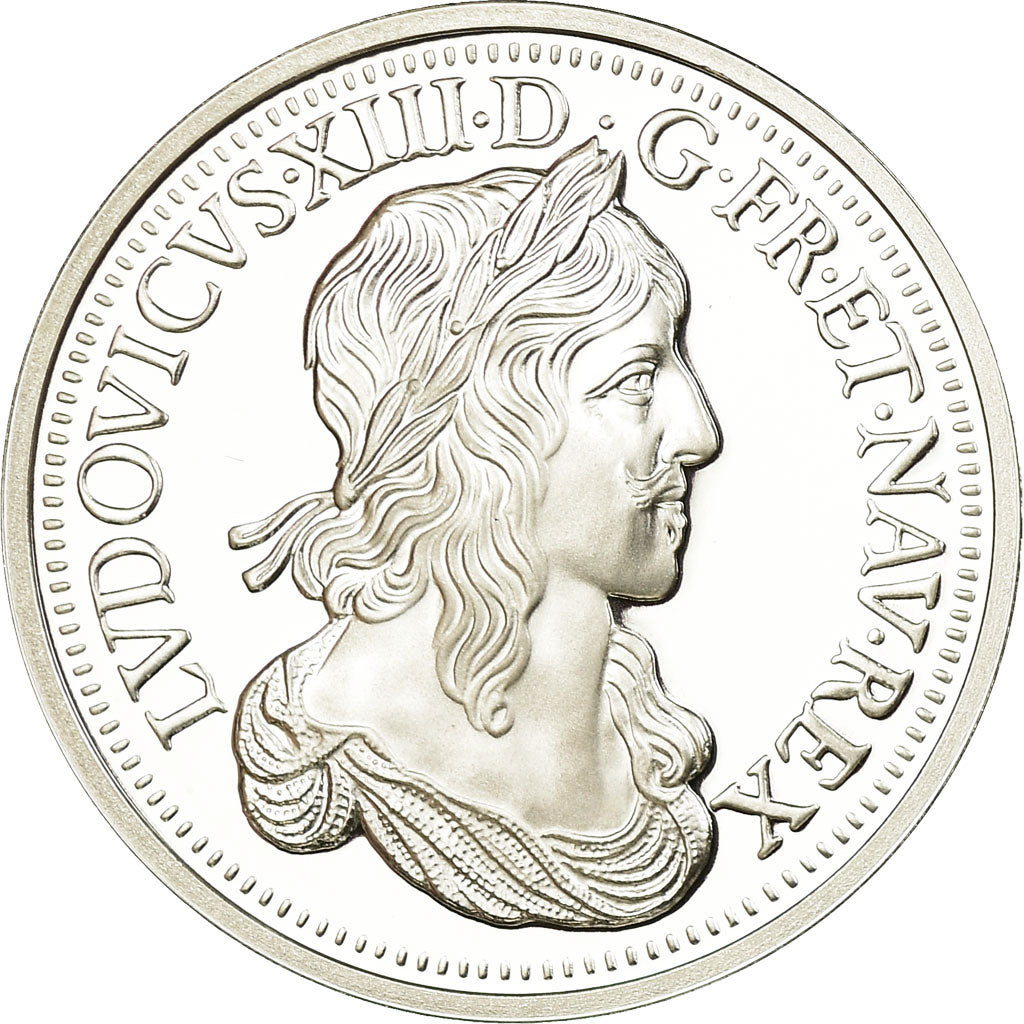 França, Medal, Reproduction de l'Ecu de Warin, Louis XIII, 60 Sols, MS(65-70)