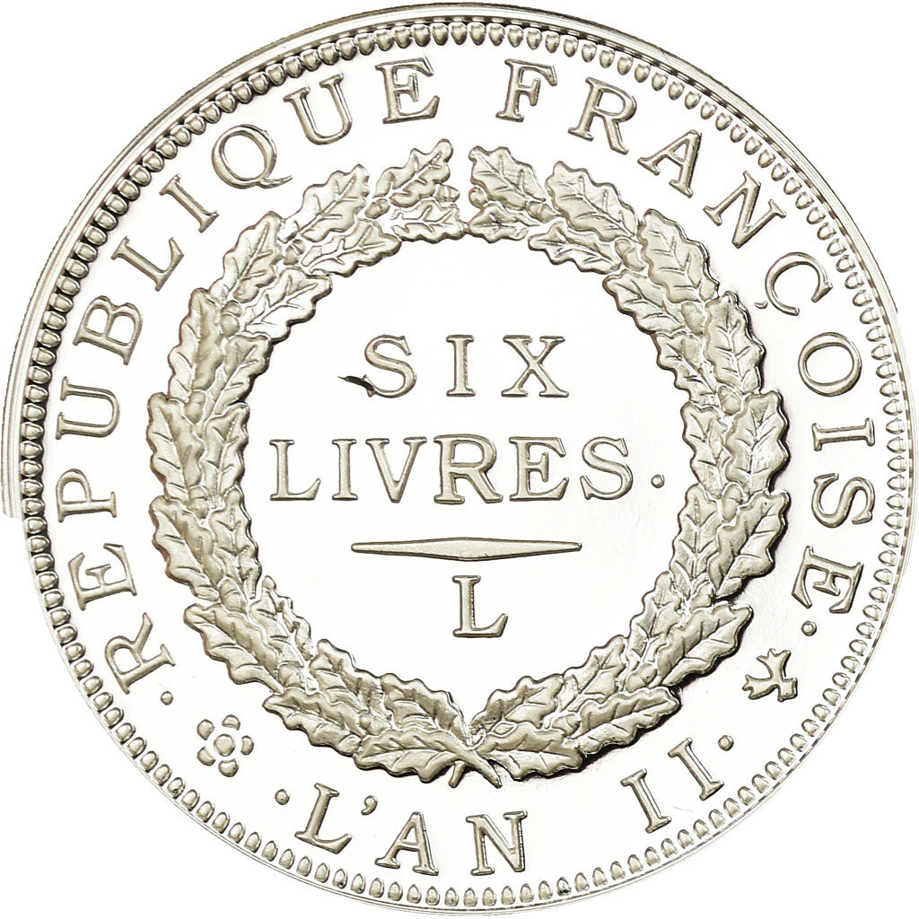 France, Médaille, Reproduction, Ecu de Six Livres, FDC, Argent
