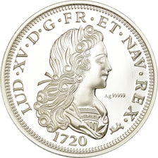 Frankreich, Medaille, Reproduction du Petit Louis d'Argent 1720, Louis XV, STGL