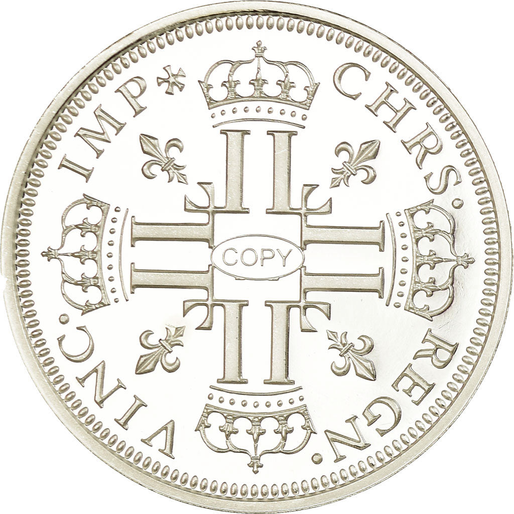 Frankreich, Medaille, Reproduction du Petit Louis d'Argent 1720, Louis XV, STGL