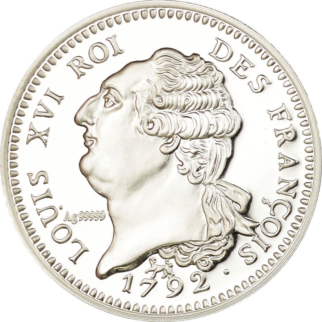Francia, medaglia, Reproduction, Ecu dit au Génie, Louis XVI, FDC, Argento