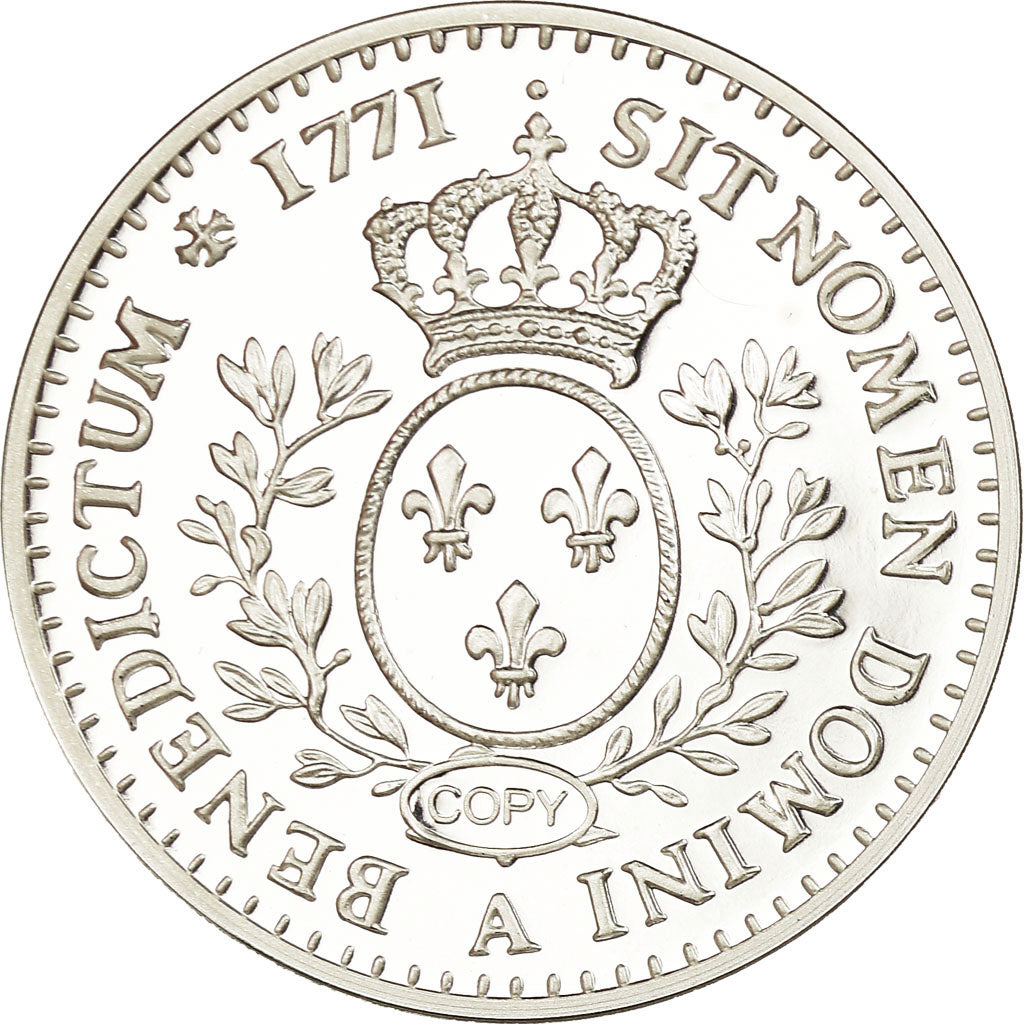 Frankreich, Medaille, Reproduction, Ecu à la Vieille tête, Louis XV, STGL