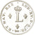Francja, Medal, Reproduction du Double Sol 1739, Louis XV, MS(65-70), Srebro