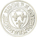 Francia, medaglia, Reproduction du Blanc Guénard, Charles VI, FDC, Argento