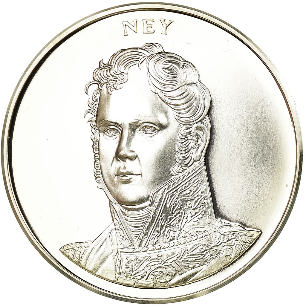 France, Medal, Napoléon Ier, Le Maréchal Ney, MS(65-70), Silver