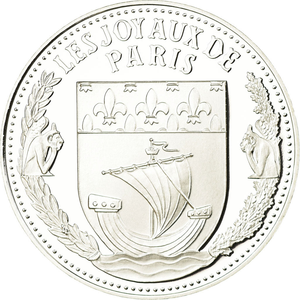 France, Medal, Les Joyaux de Paris, L'Observatoire de Paris, MS(65-70), Silver