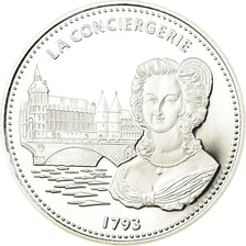 France, Medal, Les Joyaux de Paris, La Conciergerie, MS(65-70), Silver