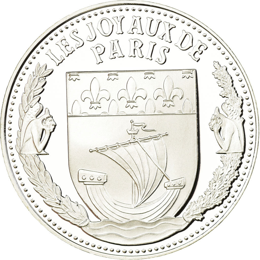 France, Medal, Les Joyaux de Paris, La Conciergerie, MS(65-70), Silver
