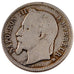 FRANCE, Napoléon III, Franc, 1868, Strasbourg, KM #806.2, VF(20-25), Silver, G..