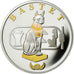 Egypt, Medal, Les Dieux d'Egypte, Bastet, MS(65-70), Silver