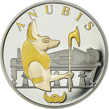 Egito, Medal, Les Dieux d'Egypte, Anubis, MS(65-70), Prata