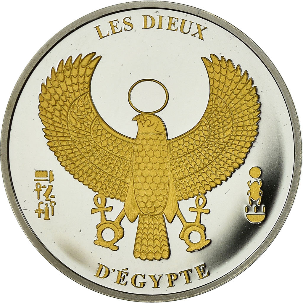 Egypt, Medal, Les Dieux d'Egypte, Athor, MS(65-70), Silver