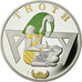 Egipto, medalla, Les Dieux d'Egypte, Thoth, FDC, Plata