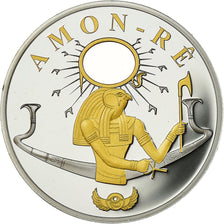 Egitto, medaglia, Les Dieux d'Egypte, Amon-Rê, FDC, Argento