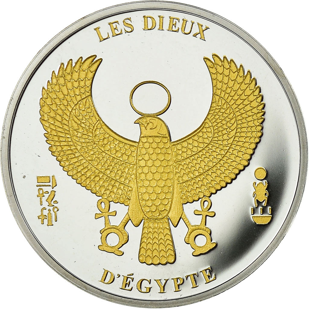 Égypte, Médaille, Les Dieux d'Egypte, Amon-Rê, FDC, Argent