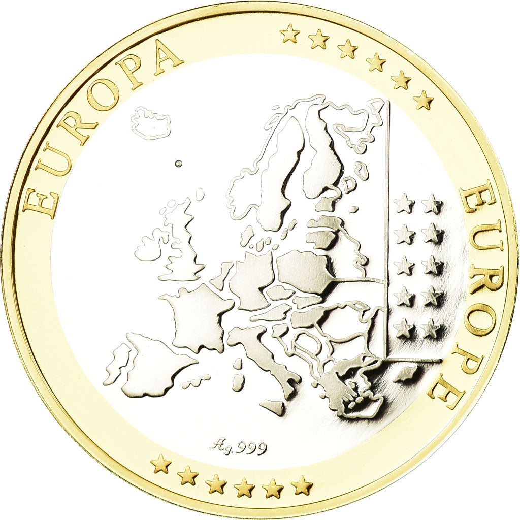 Monaco, medaglia, L'Europe, Monaco, FDC, Argento