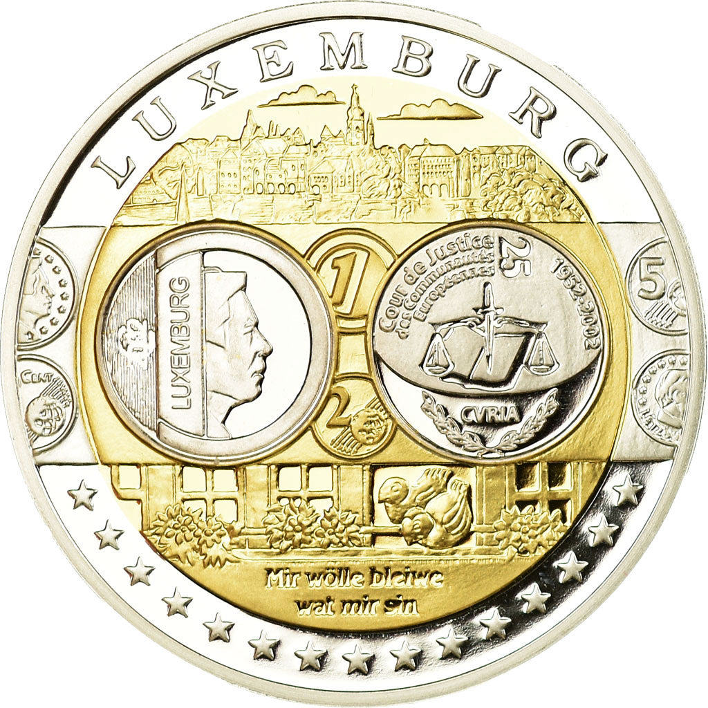 Luxembourg, Médaille, Euro, Europa, FDC, Argent