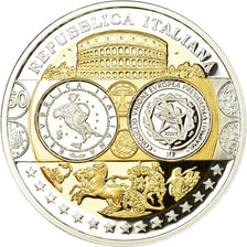 Italy, Medal, Euro, Europa, MS(65-70), Silver