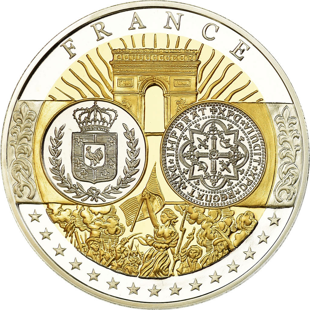 Frankreich, Medaille, Europa, République Française, STGL, Silber