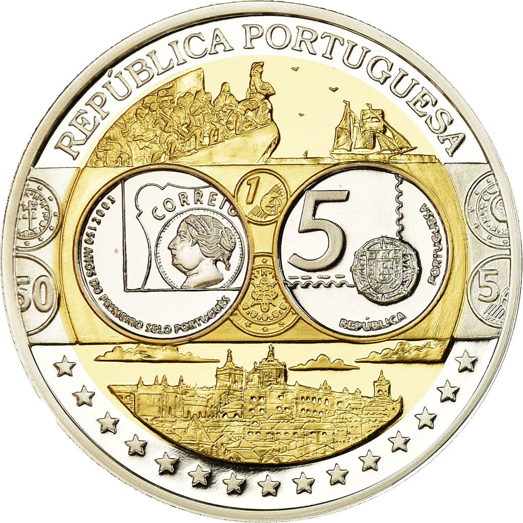Portugal, Medal, Euro, Europa, MS(65-70), Silver