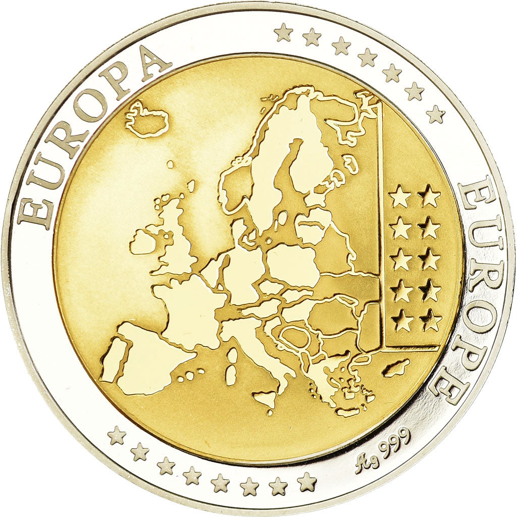 Portugal, Medal, Euro, Europa, MS(65-70), Silver