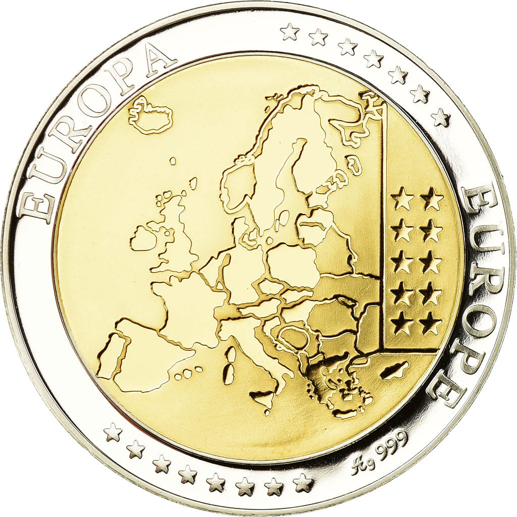 Cipro, medaglia, Euro, Europa, FDC, Argento