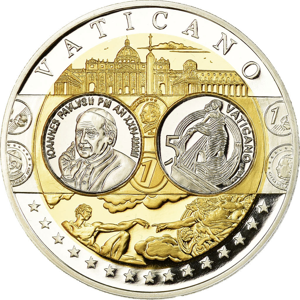 Vatican, Medal, L'Europe, Vatican, MS(65-70), Silver
