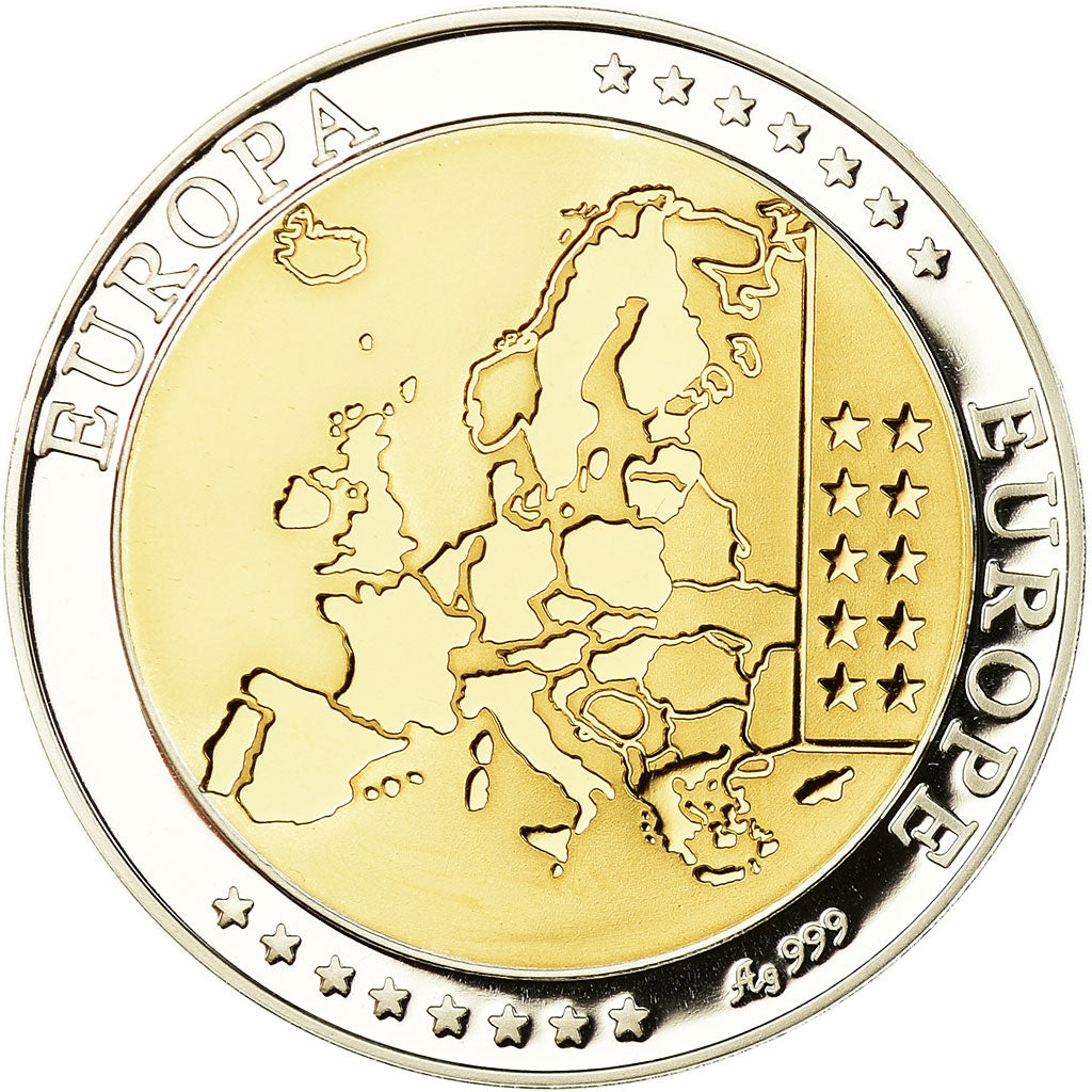 Netherlands, Medal, Euro, Europa, MS(65-70), Silver