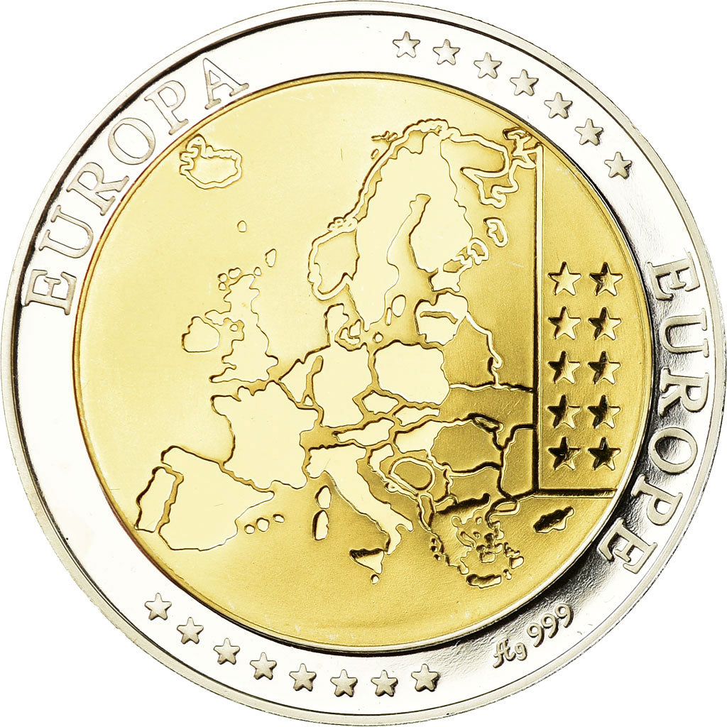 Germany, Medal, Euro, Europa, MS(65-70), Silver