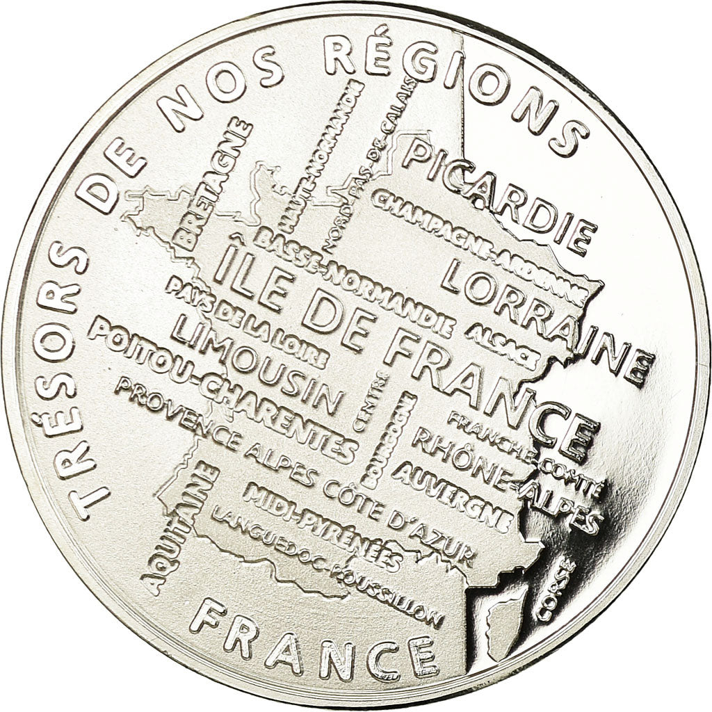 France, Medal, Régions de France, Alsace, MS(65-70), Silver