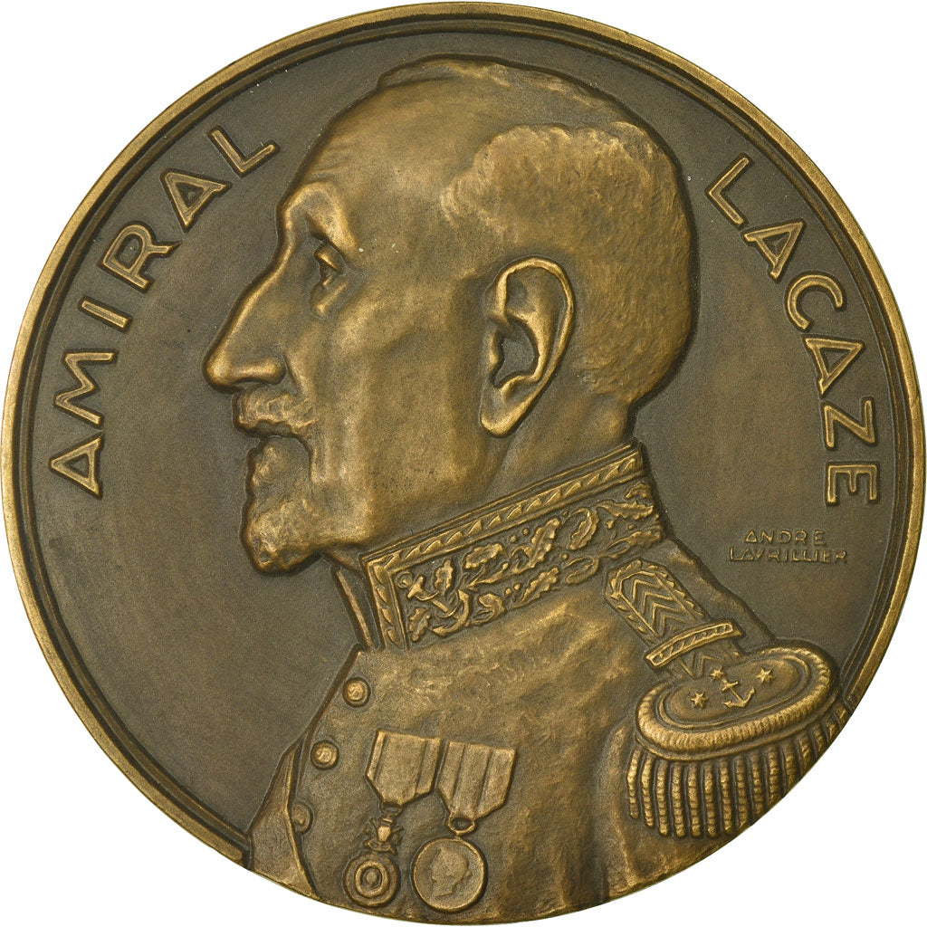 Francja, Medal, Amiral Lacaze, Ministre de la Marine, Wysyłka, Undated