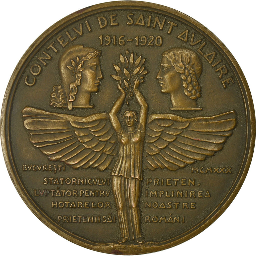 France, Médaille, Auguste, Comte de Saint-Aulaire, 1930, Lavrillier, SUP+