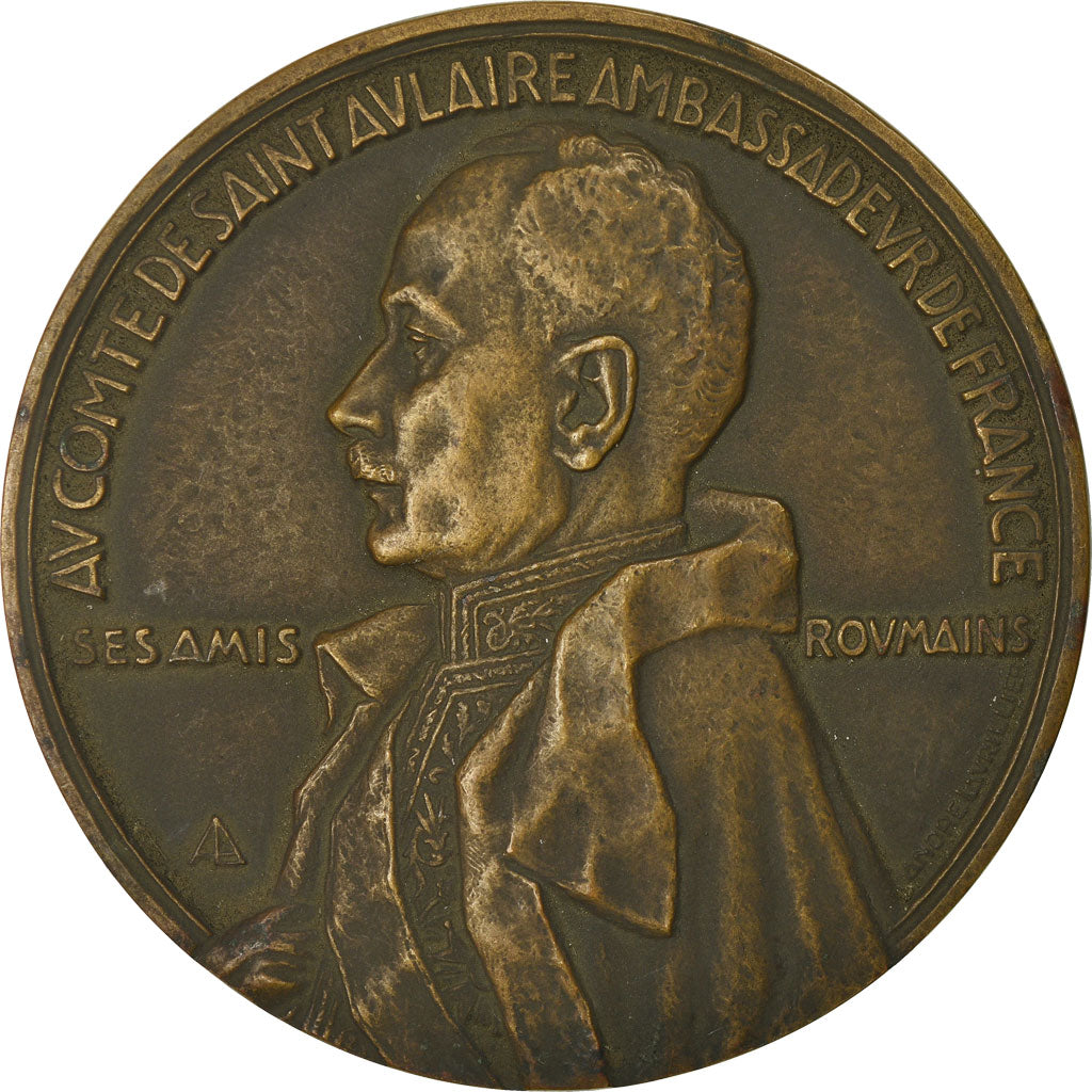 Francja, Medal, Auguste, Comte de Saint-Aulaire, 1930, Lavrillier, MS(60-62)