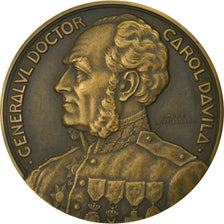 Romania, Medal, Général Docteur Davila, Epreuve d'Auteur, Medicine, 1928