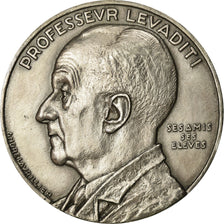 Francia, medaglia, Médecine, Professeur Lévaditi, 1945, Lavrillier, SPL