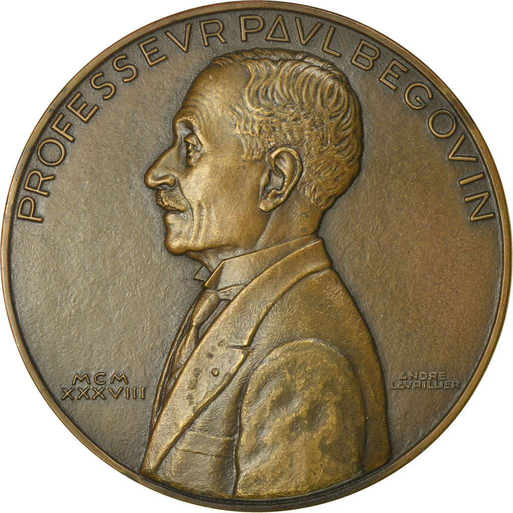 Frankreich, Medaille, Professeur Paul Begovin, Bordeaux, Medicine, 1938