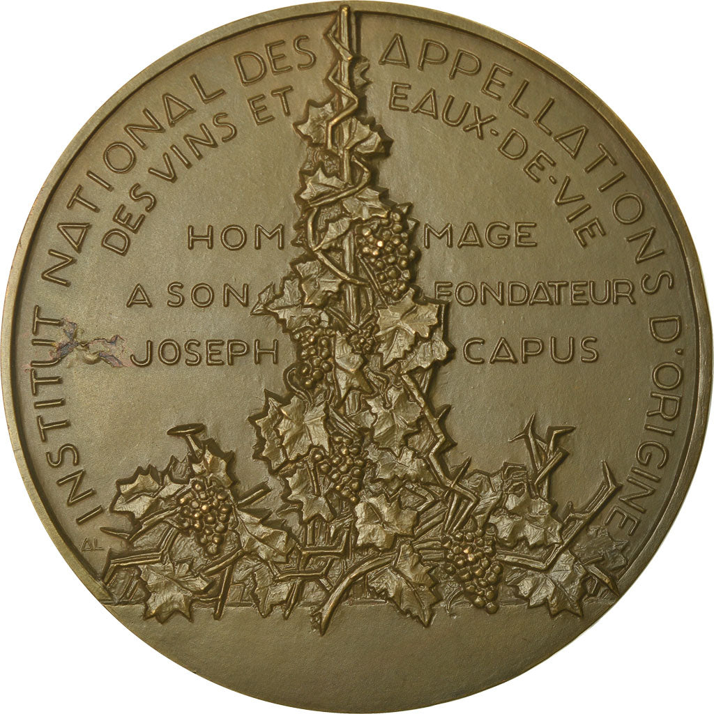 Frankreich, Medaille, Joseph Capus, Ministre de l'Agriculture, A.O.C Vins, 1924