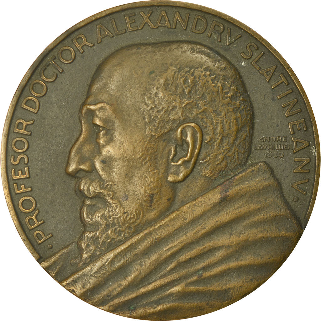 Rumänien, Medaille, Profesor Doctor Alexandru Slatineanu, Medicine, 1939